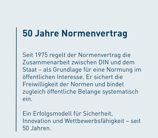 50 Jahre Normenvertrag