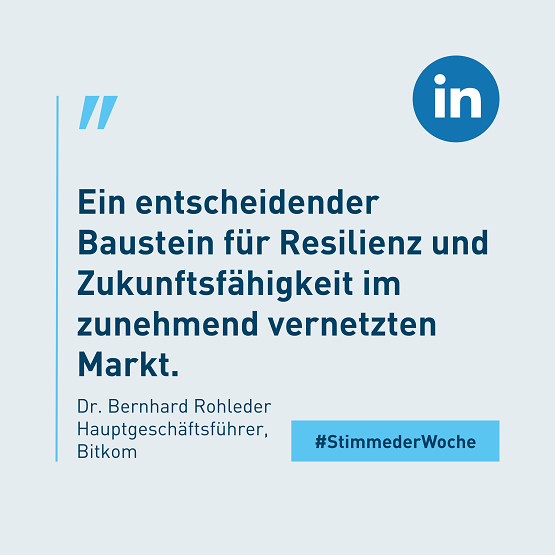 Stimme der Woche: Bitkom