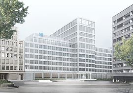 Bild des neuen DIN-Gebäudes nach dem Umbau